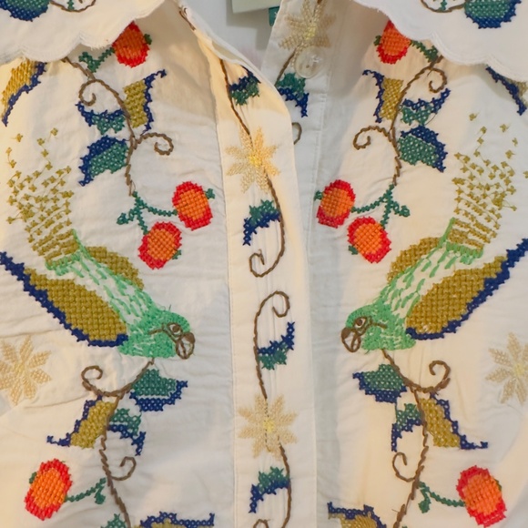 The FARM RIO Pitanga Embroidered Belted Mini Dress - Picture 2 of 8